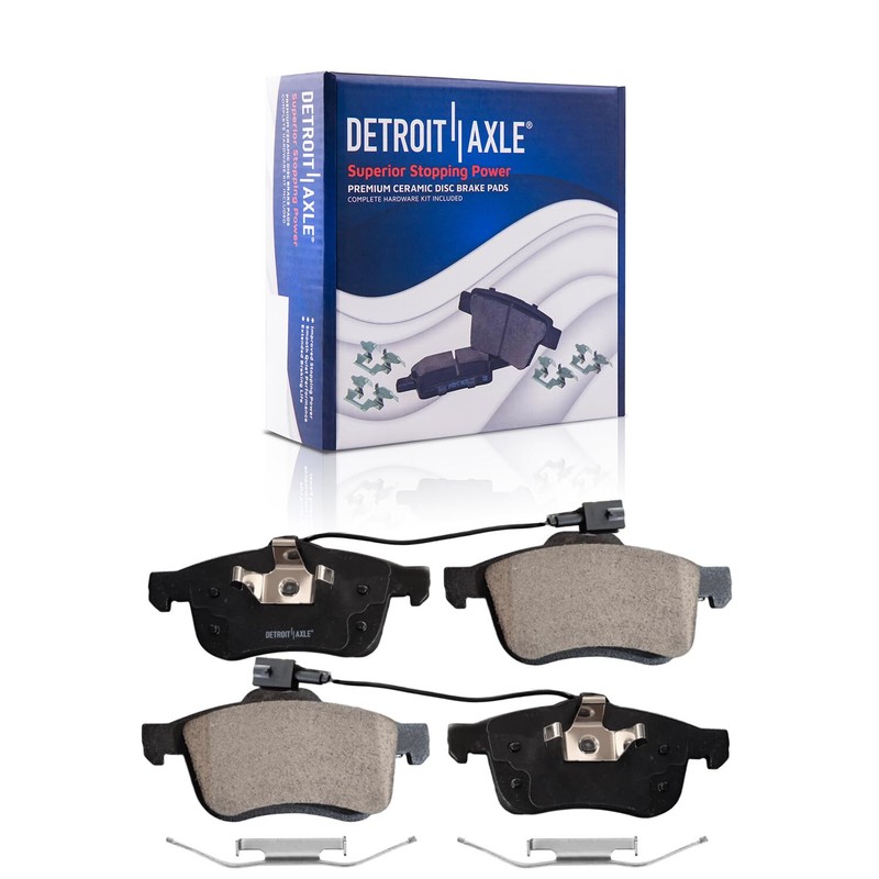 Front Drilled Slotted Disc Rotors Brake Pads for 2015 - 2022 Ram ProMaster City gallery