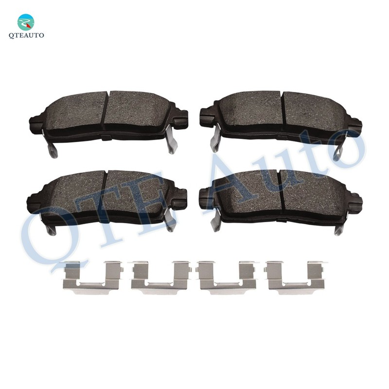 Set 12 Front 305mm-Rear 325mm Drilled Brake Rotors-Brake Pad For 2005 Saab 9-7X gallery