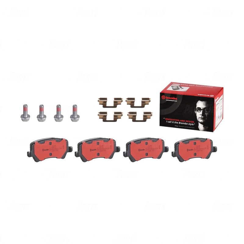 Full Set Brembo UV Coated Disc Rotors+NAO Brake Pads for Volvo XC70 136 BZ 07-20 gallery