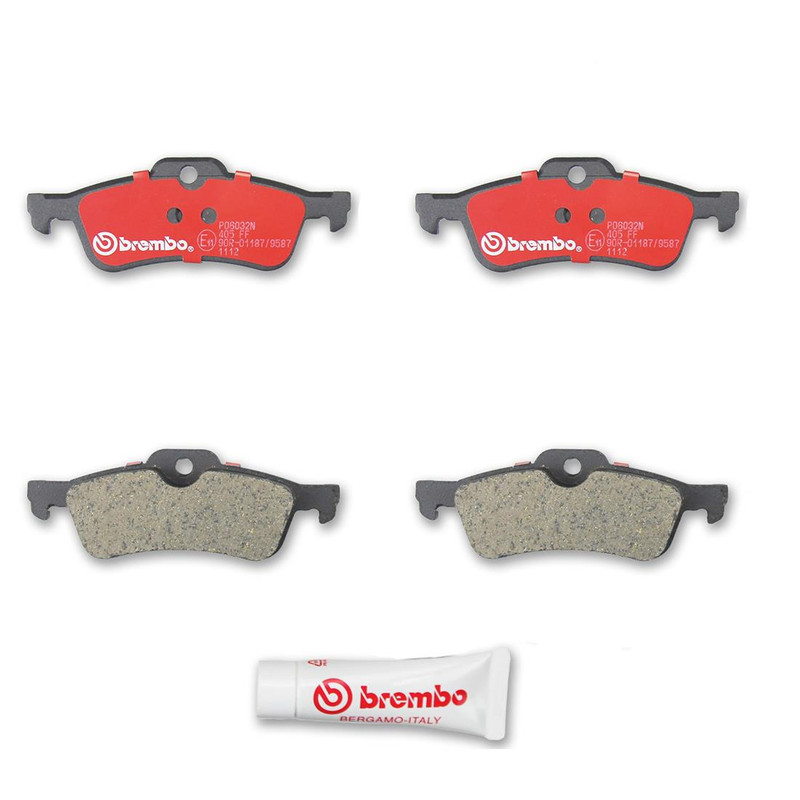 Fits 2002-2004 Mini Cooper Front Rear Kit Brake Rotors Ceramic Brake Pads Brembo gallery