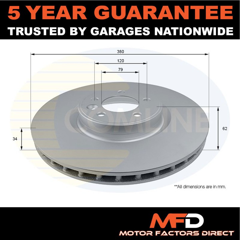Fits Land Rover Range Sport MFD Front Brake Disc #1 LR027106 LR016176