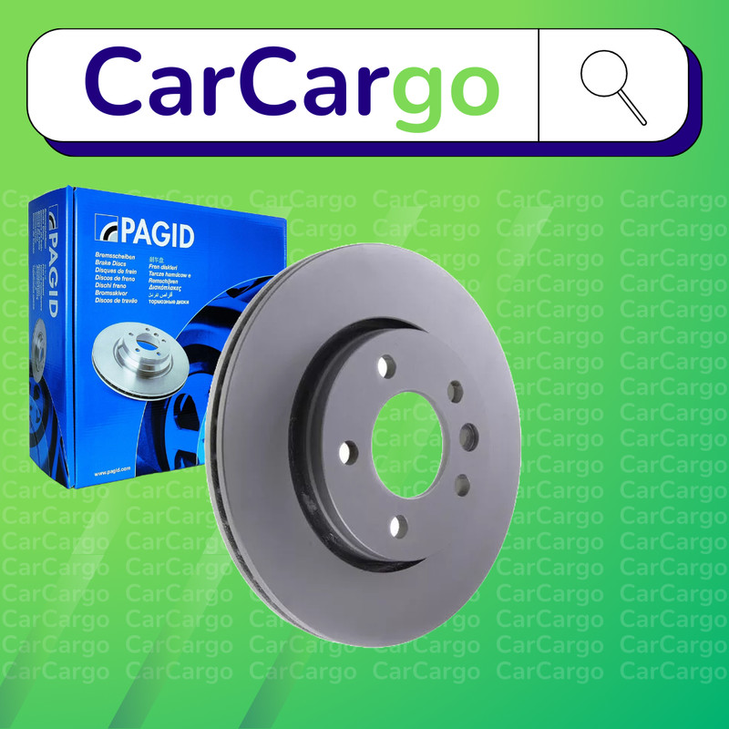 Pagid Vented Rear Brake Discs Pair For VW Transporter 2.0 BiTDI 2009-2015 294 mm