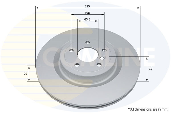 KGF Rear Brake Disc Fits Jaguar XE 2015- XF 2015- 2.0 D 3.0 #1 T4N1744 gallery