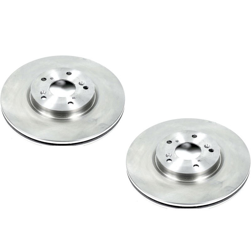SET-P15JBR1143-2 Powerstop Brake Discs 2-Wheel Set Front for Acura TL 2004-2008