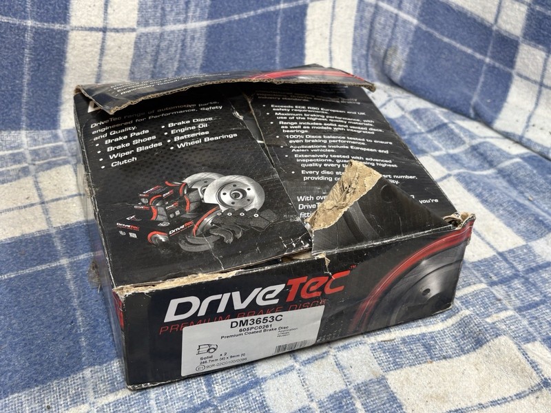 DriveTec Brake Discs Premium Coated Citroen Peugeot DM3653C X2 gallery