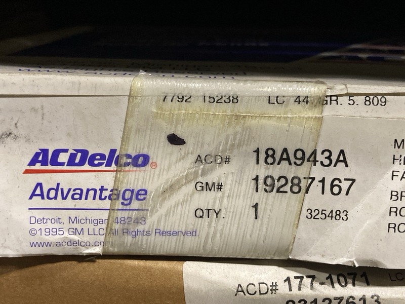 ACD# 18A943A GM# 19287167 GENUINE OEM ACDELCO BRAKE ROTOR free Shipping