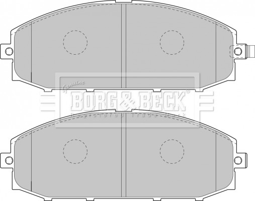 Borg & Beck Disc Brake Pad Set Pads BBP1866 – GENUINE – 5 YEAR WARRANTY