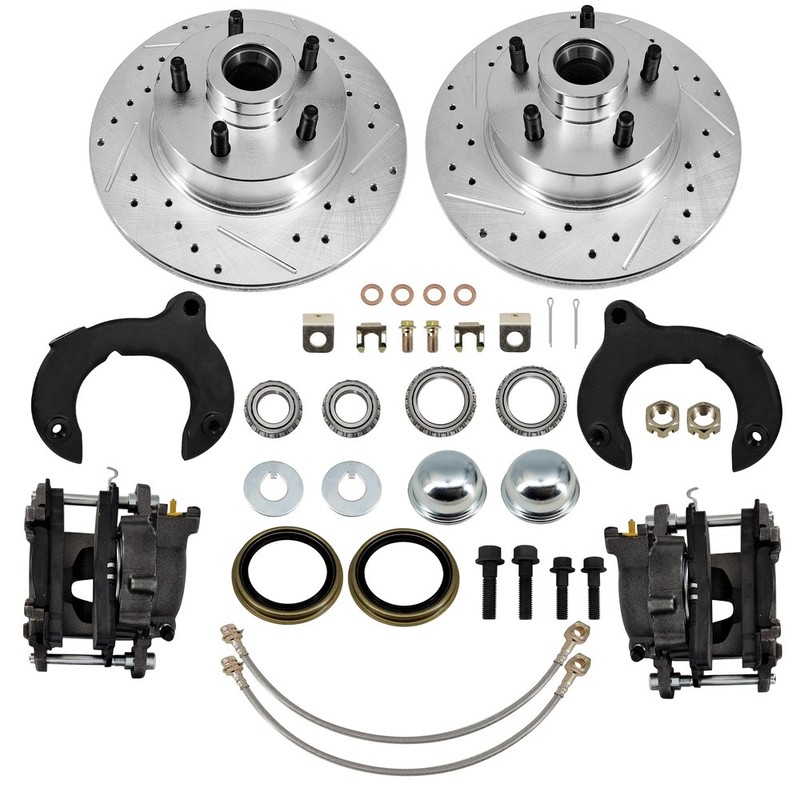 For Ford Mustang II 5x4-1/2" Bolt Pattern,Complete 11" Front Disc Brake Kit gallery