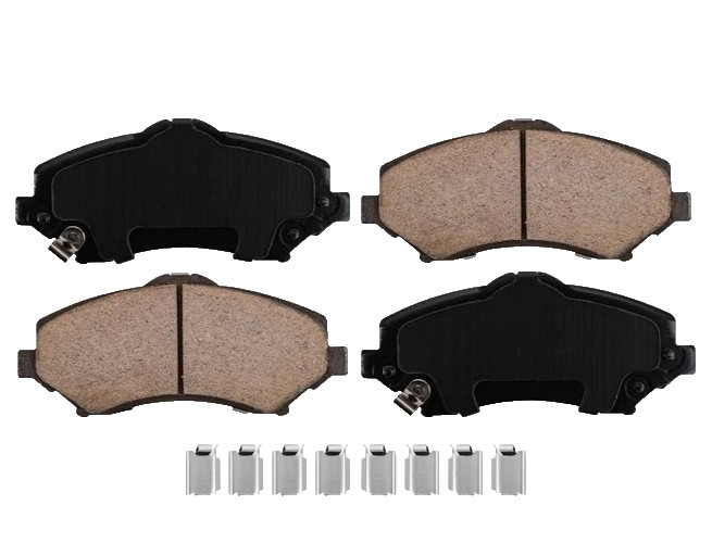 Rear Brake Pads Ceramic Pads Disc Brake Rotors Set gallery