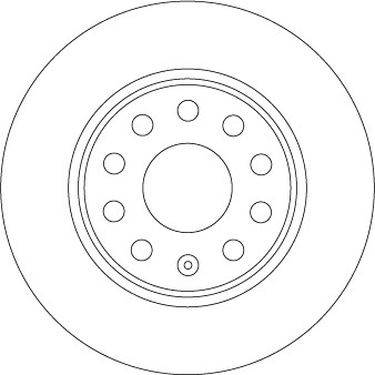TRW DF6952 Brake Disc for Audi, Seat, Skoda, VW
