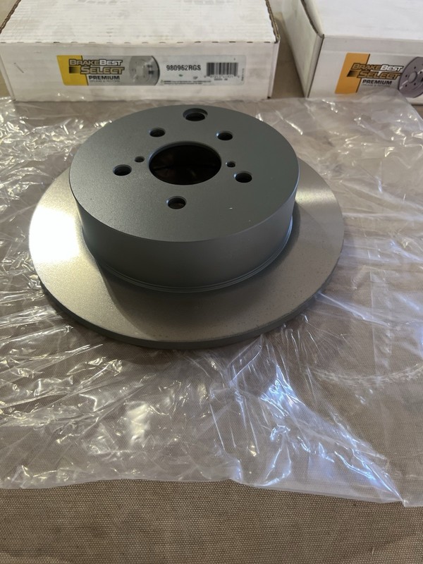 BrakeBest Select Brake Rear Rotor - 980962RGS New Pair Set gallery