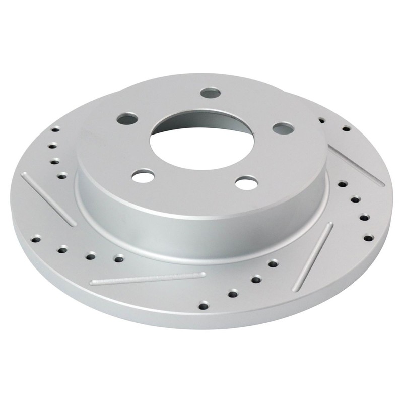 TRQ Rotor & Brake Pad Kit w/Chemicals Ceramic Performance Front Rear gallery