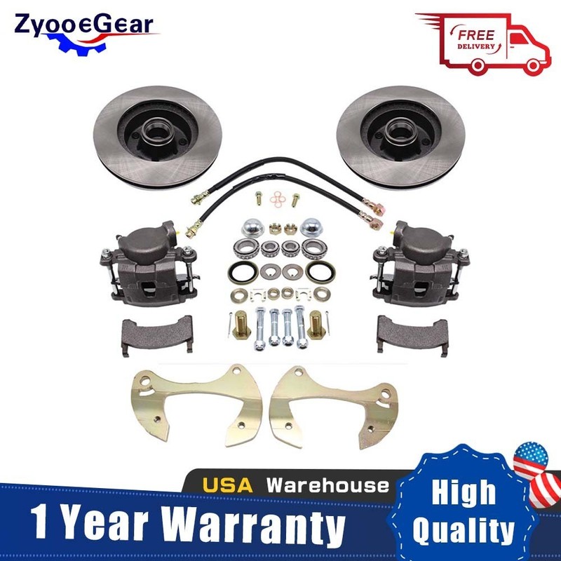 For Chevy Full Size Impala Bel Air Car Deluxe Disc Brake Kit, 5 x 4-3/4″ 1955-64
