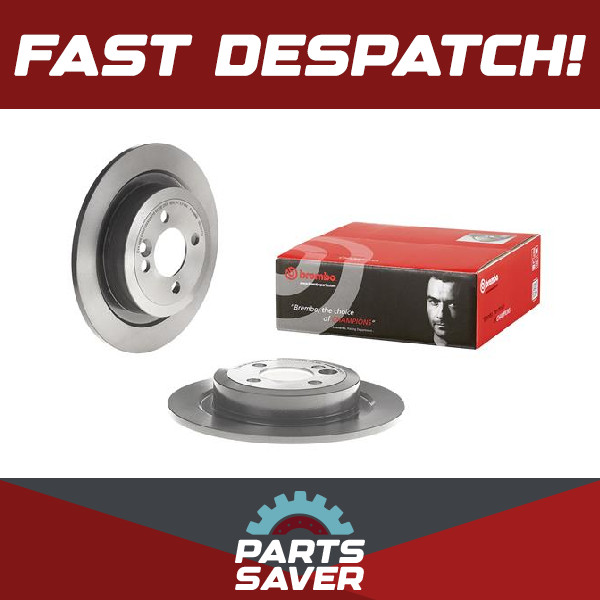 2x Brake Discs Pair Solid fits MINI CLUBMAN COOPER R55 1.6 Rear 07 to 14 280mm