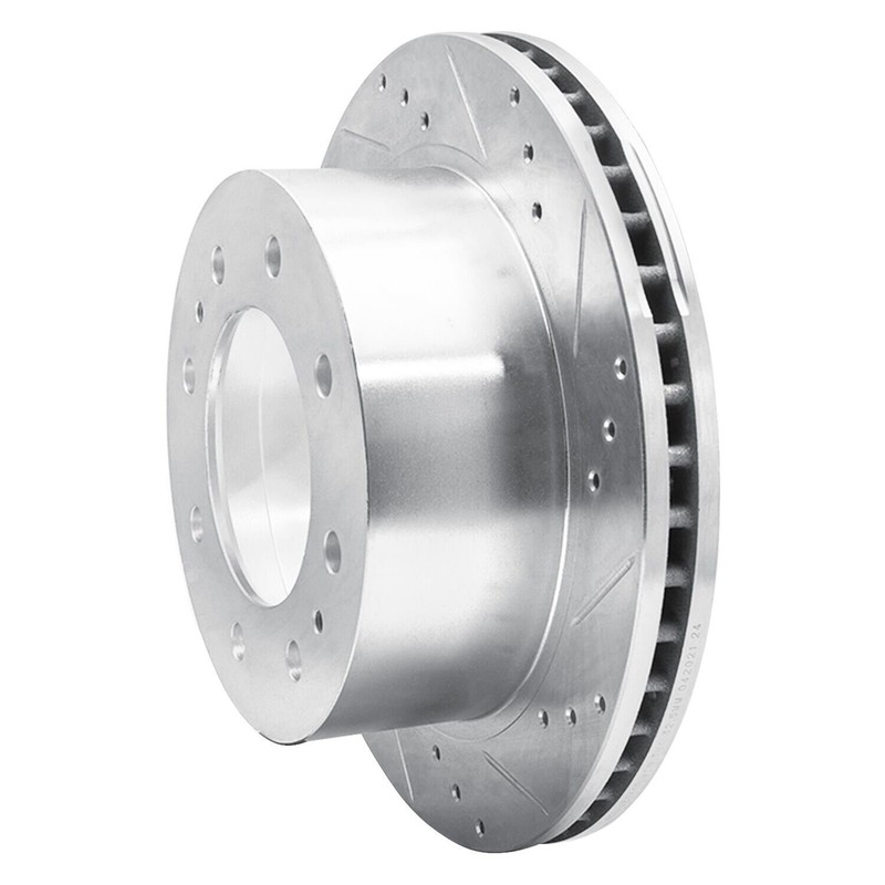 For Chevy Silverado 2500 HD 11-26 Brake Rotor eLINE Drilled & Slotted 1-Piece gallery