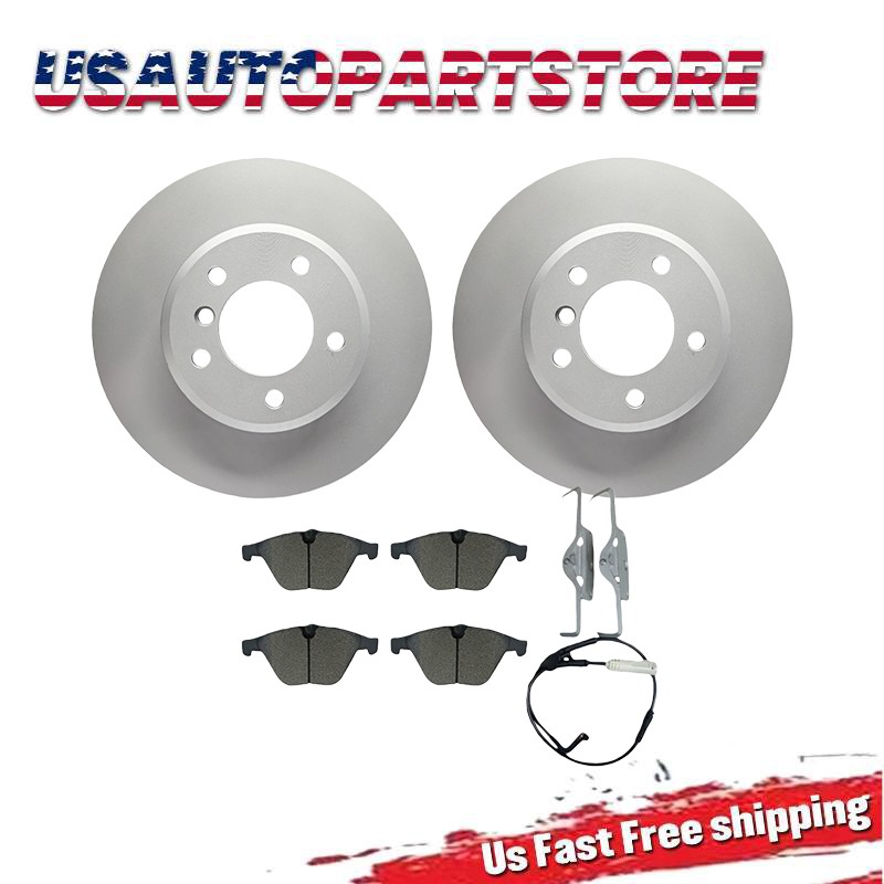 Front Disc Brake Rotors Ceramic Brake Pads For BMW 525xi 530i 530xi 2007