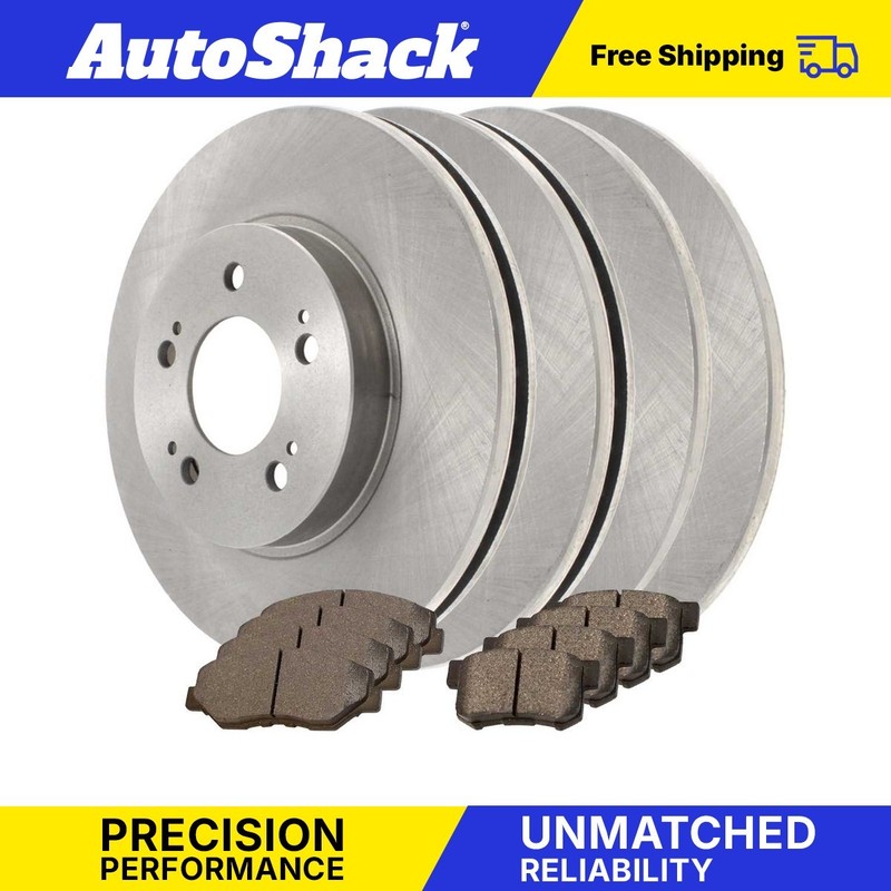 Front & Rear Brake Rotors & Pads for 2002 2003 2004 Honda CR-V 2.4L