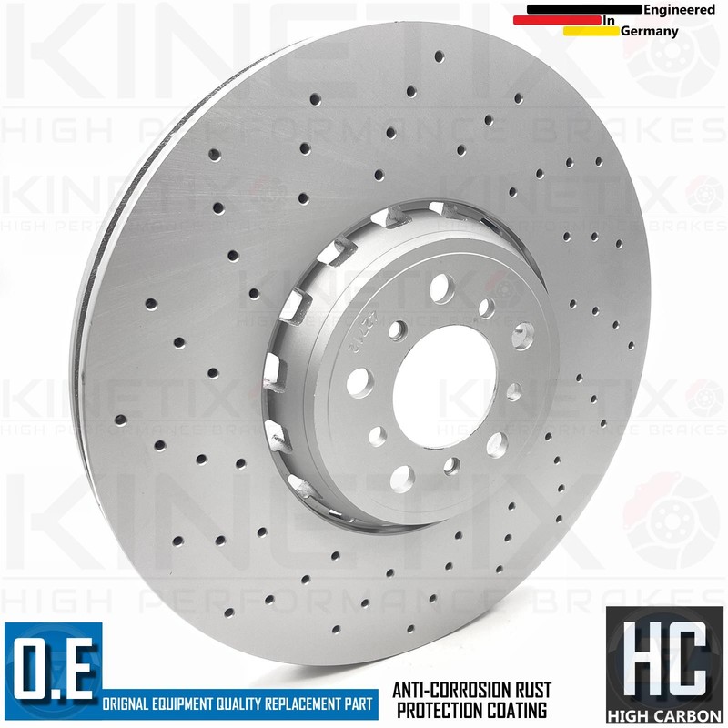 FOR BMW X5M F85 X6M F86 DRILLED FRONT REAR BRAKE DISCS PADS SENSORS 395mm 385mm gallery