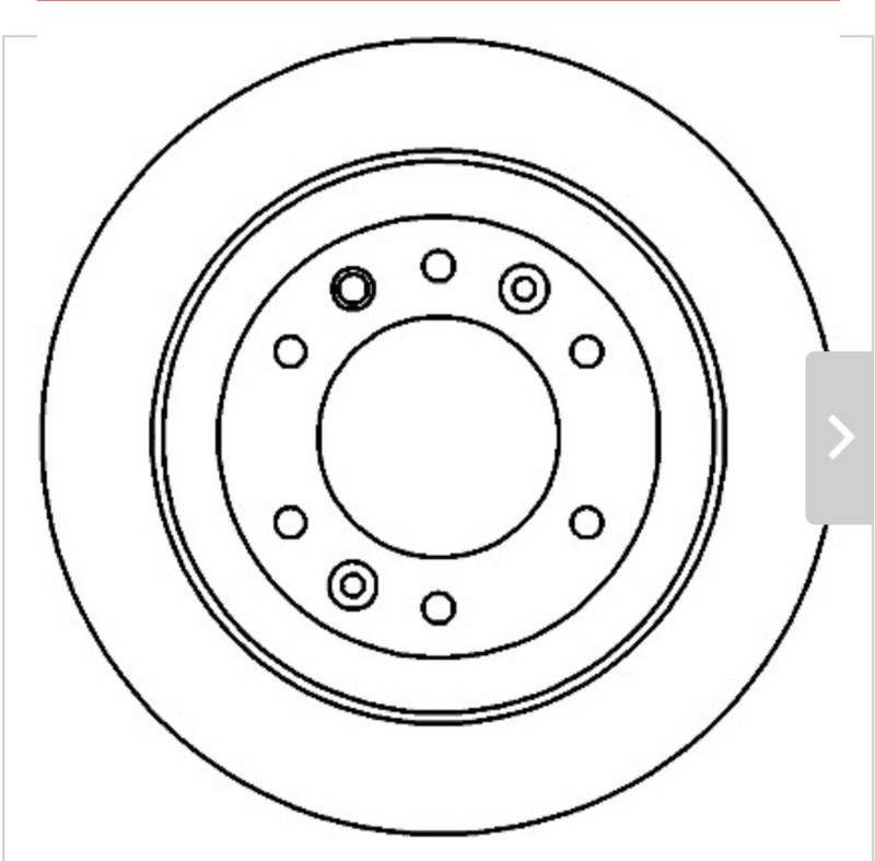 Mintex Rear Brake Disc By Mintex MDC1823 Fits KIA Sedona I & 2