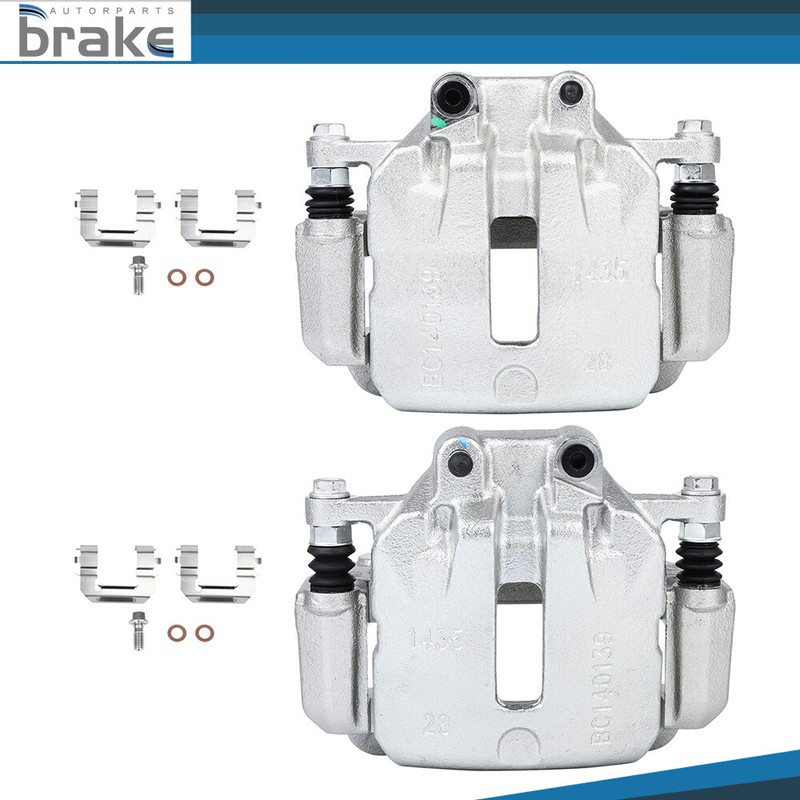 Brake Front Calipers Pair W/Bracket Driver Passenger For 10-2016 Buick LaCrosse