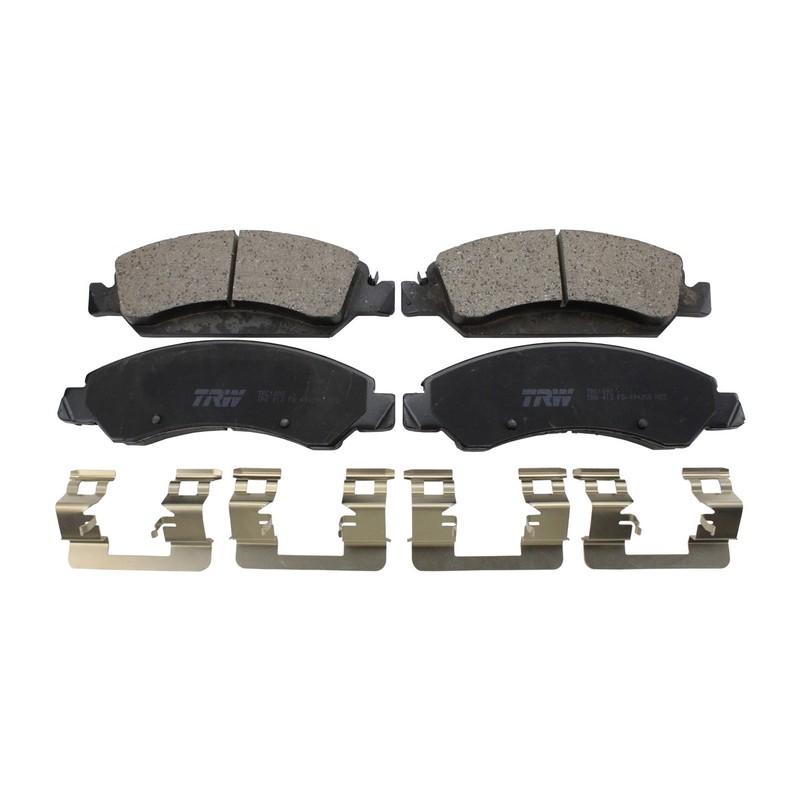 DuraGo Front Rotor TRW Pro Ceramic Disc Brake Pad Kit For Sierra 1500 Denali AWD gallery