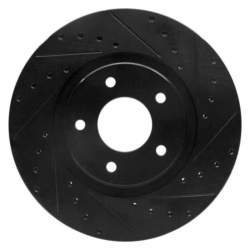For Jaguar XK8 99-06 Brake Rotor DFC Premium Drilled & Slotted Front Passenger