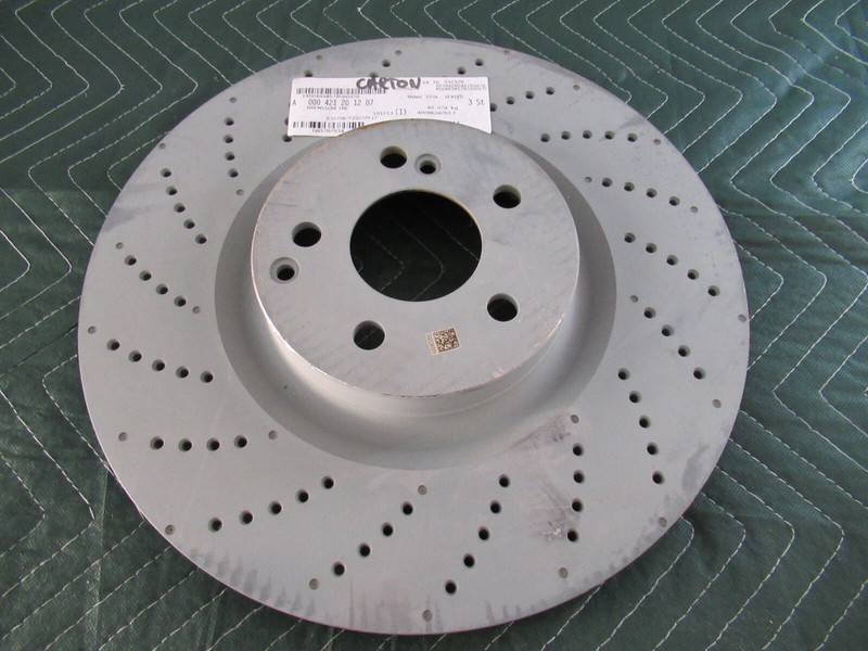 Disk brake vented (rotor) MB 000 421 20 12 07