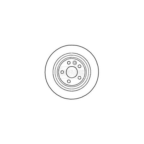 BORG & BECK Brake Disc BBD4587 gallery