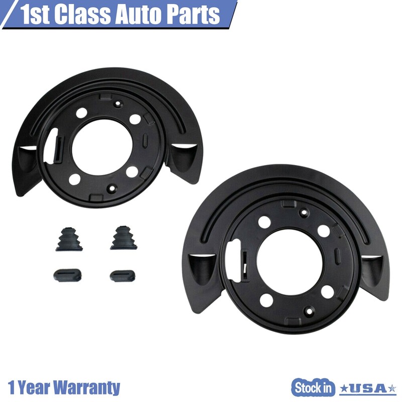 Pair of Rear Brake Dust Shield Steel For 2003-2011 Dodge Ram 2500 3500 924-226