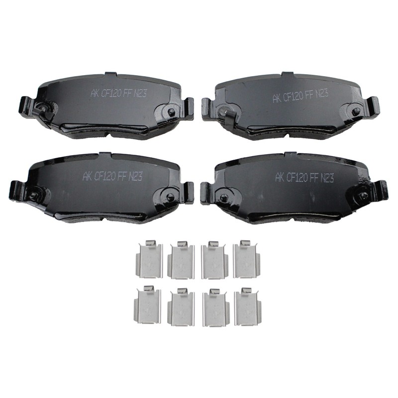 DuraGo Rear Rotors Akebono ProACT Ceramic Disc Brake Pads Kit For Liberty Nitro gallery