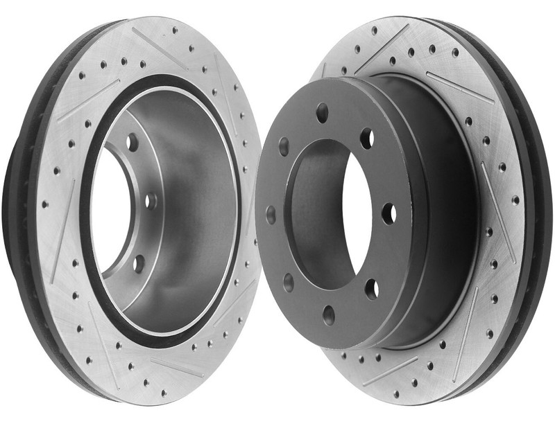 Rear Disc Brake Rotors + Brake Pads for Chevy GMaC Silverado Sierra 2500 3500 HD gallery