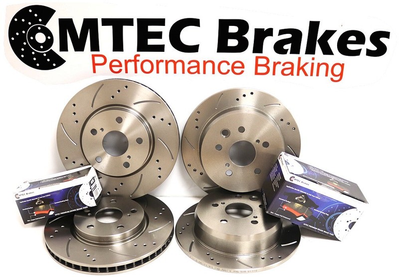 BMW E46 Coupe 318 320 323 99-07 Brake Discs Front Rear MTEC Pads