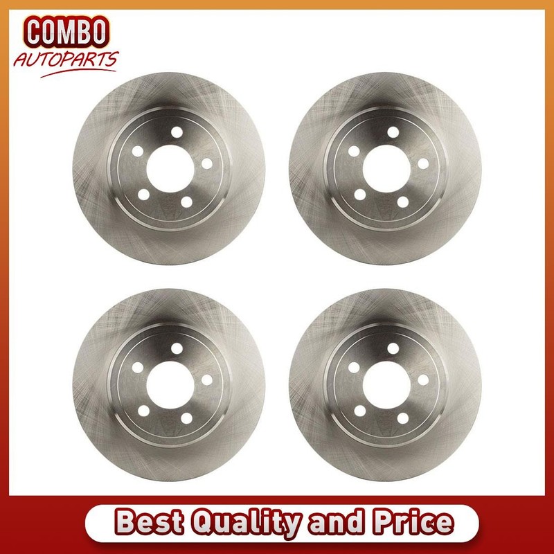 Front Rear Disc Brake Rotors for Genesis G90 5.0L 3.3L