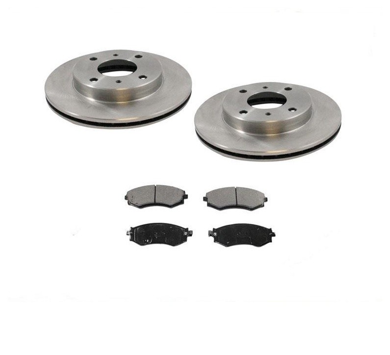 Front Brake Rotors Ceramic Pads Fits for Infiniti G20 1991-1996