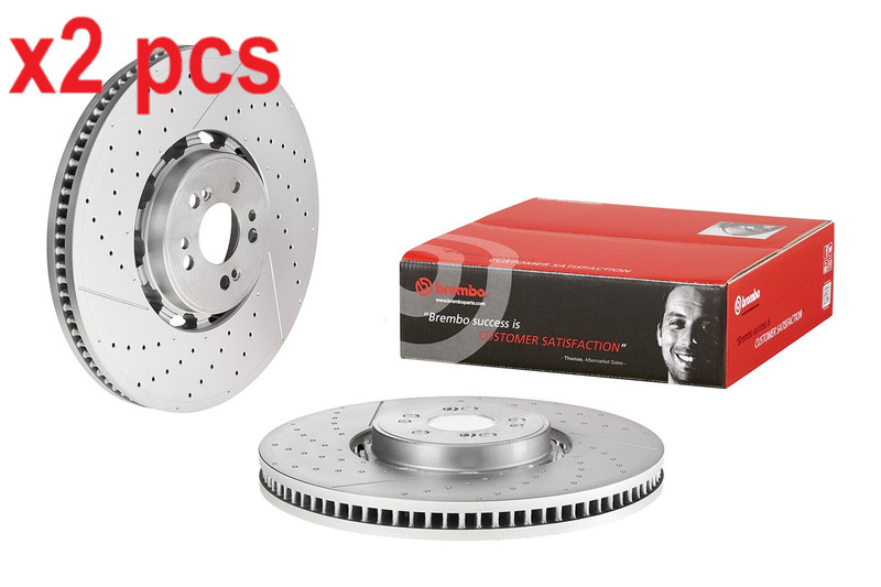 X2 PCS L&R SIDES BRAKE DISC 09.D601.43