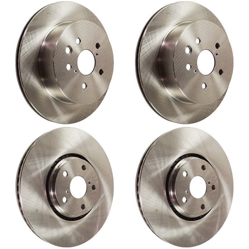 Front & Rear Brake Disc Rotors For Lexus GS350 2007 2008 2009 2010 2011
