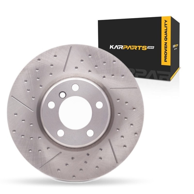 For BMW 340i/340i xDrive/120i 2016-2018 Brake Rotor Front | Cast Iron | Vented
