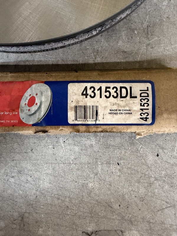 NEW (Blemished) Duralast Brake Rotor PN: 43153DL gallery