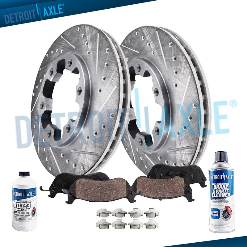 Front Brake Rotors + Brake Pads for 1998 – 2004 Nissan Pathfinder Infiniti QX4