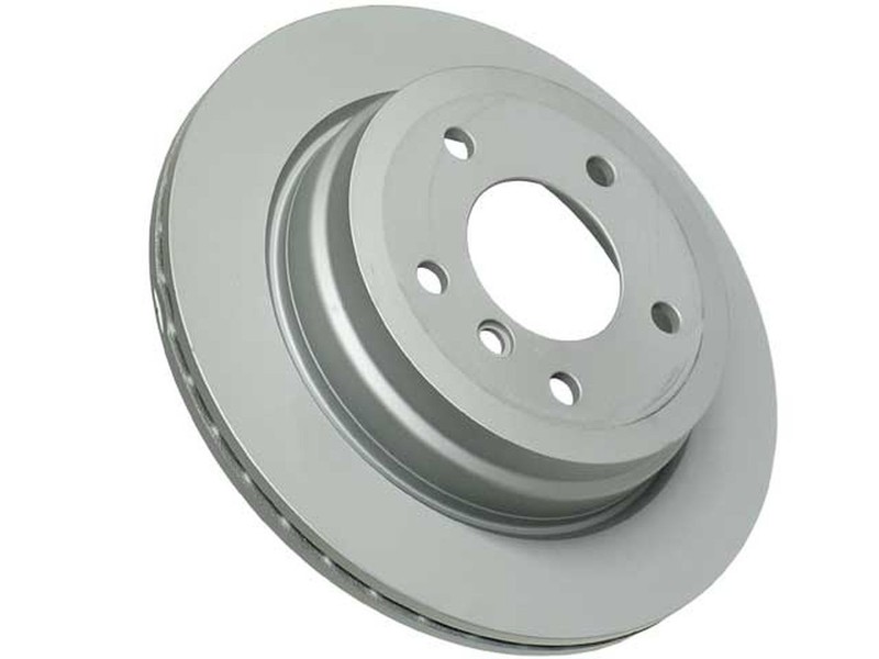 2 ZIMMERMANN REAR Brake Disc Rotor Kit For BMW VERiFyFit 325xi 328i xi xDrive x1 gallery