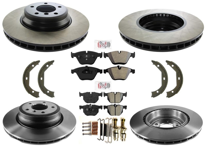 Performance Carbon Disc Brake Rotors & Pads for BMW 335i xDrive 2009-2012