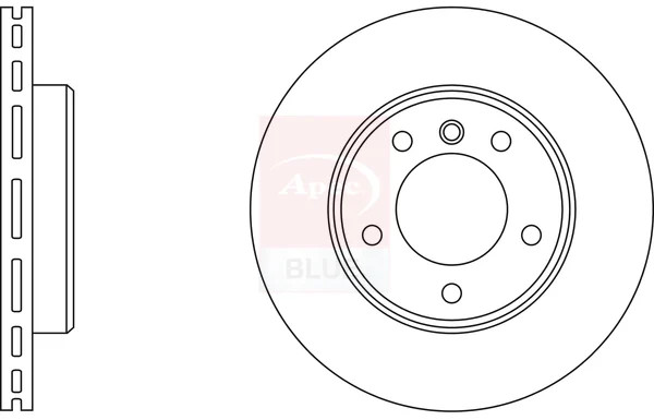 2x Brake Discs Pair Vented fits BMW 320 E46 2.2 Front 00 to 06 286mm Set Quality
