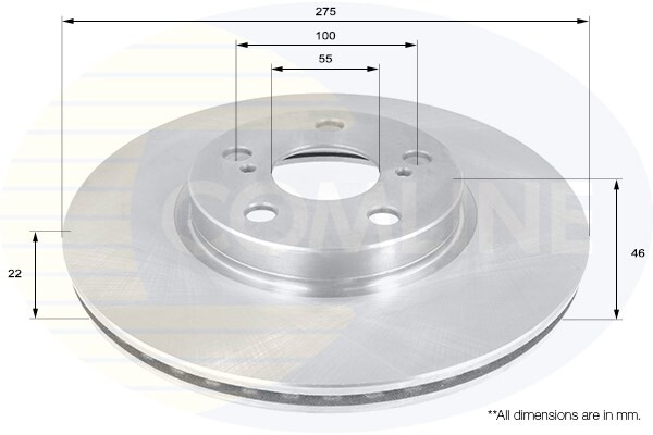 Fits Toyota Urban Cruiser 2007-2016 Verso 2010-2016 Brake Disc Front Howen #1 gallery