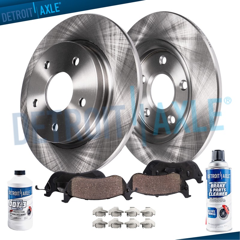 330mm Rear Disc Rotors + Brake Pads for 2011-2014 2015 2016 2017 Ford Explorer