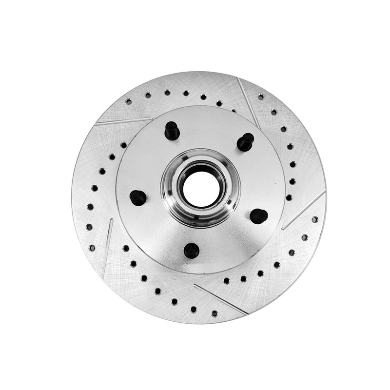 Complete 11 In Front Disc Brake Kit, Drilled/Slotted, Fits 74-80 Ford Mustang II gallery