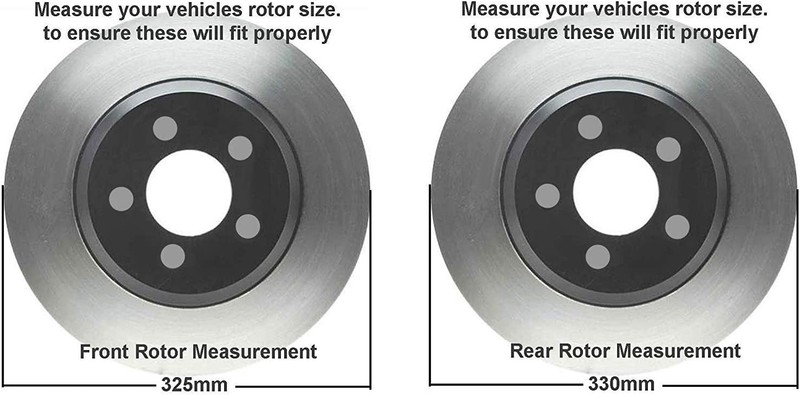 Front & Rear Rotors for 2011-2019 Ford Explorer gallery