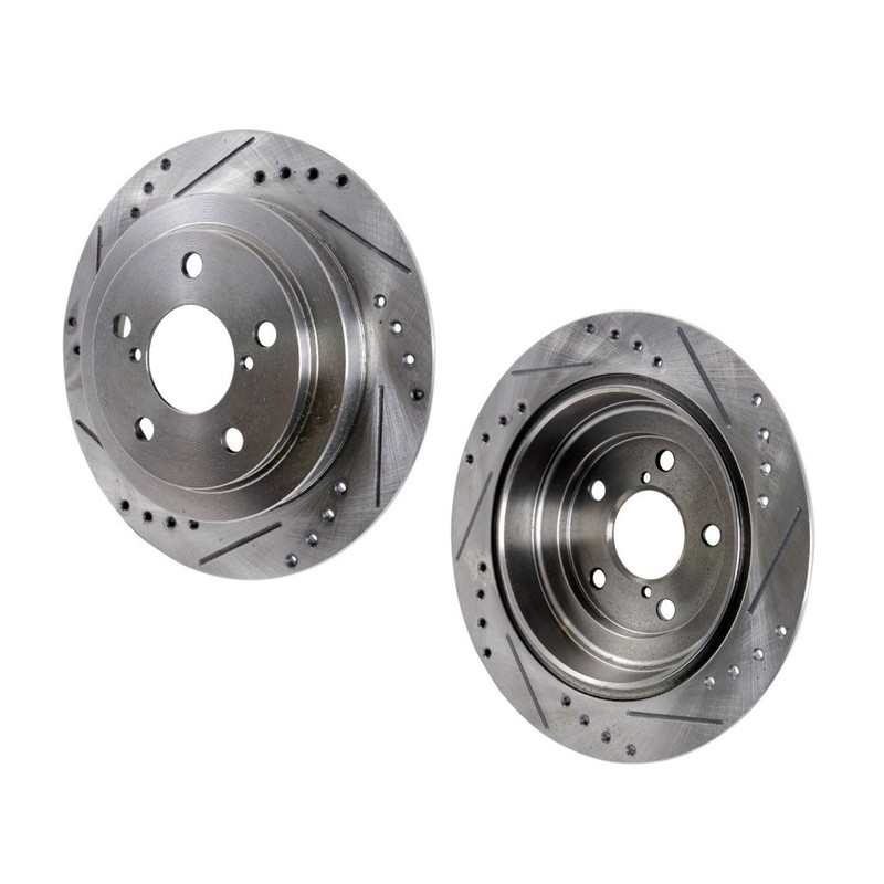 For Subaru Legacy 1990-1999 Brake Discs Driver and Passenger Side | Pair | Rear