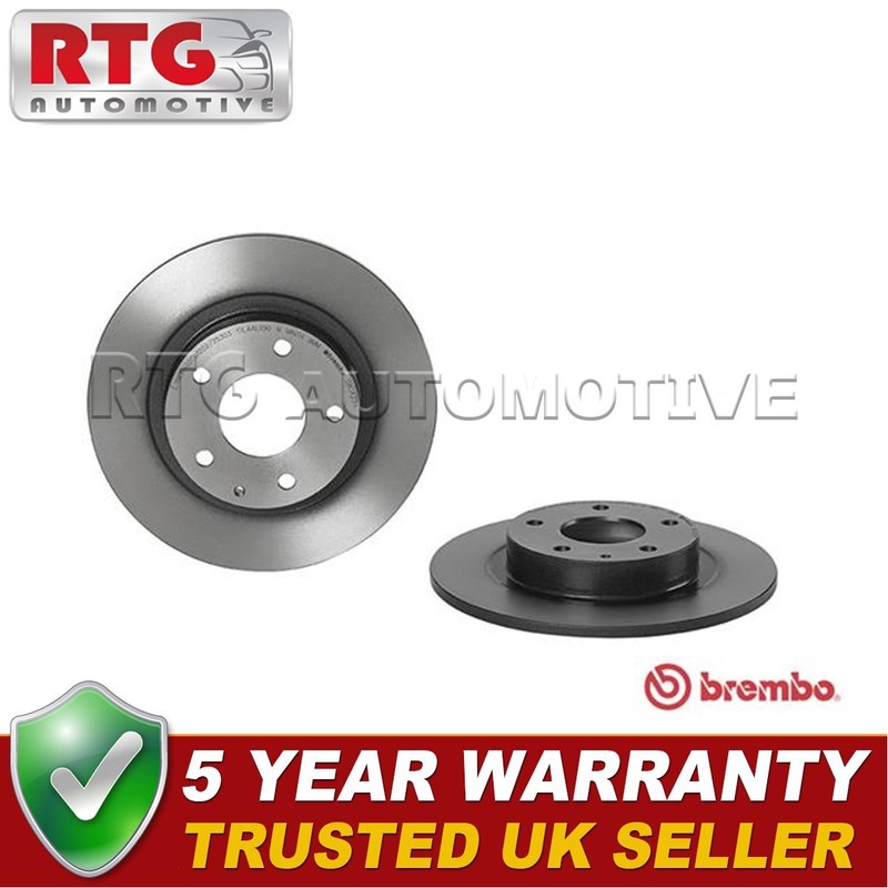 RTG Rear Brake Discs Fits Mazda 6 2012- 2.0 2.2 D 2.5 GHT226251 GV9B26251A