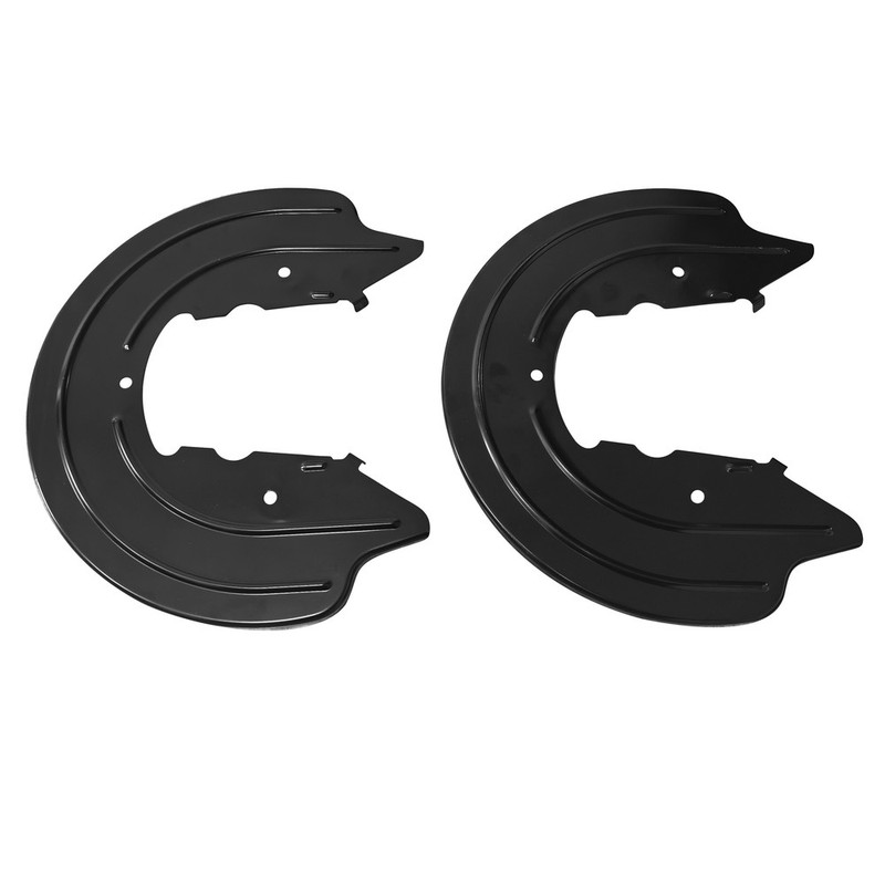 2x Rear Disc Brake Splash Shield Backing Plate Set For 1994-2004 Ford Mustang gallery