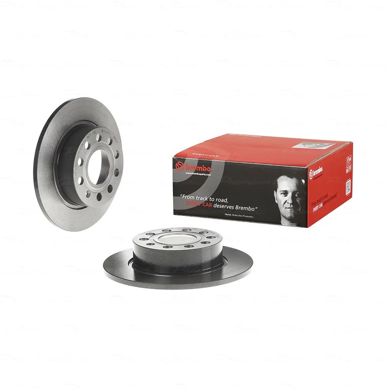 Front+Rear Brembo UV Coated Disc Rotors+KDH Brake Pads for Audi A3 8P1 8P7 03-13 gallery